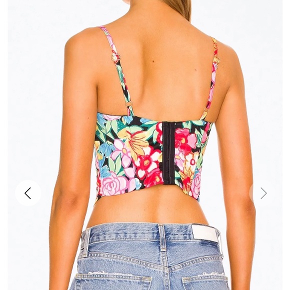 For Love and Lemons Mallory Corset Top S - Picture 3 of 5